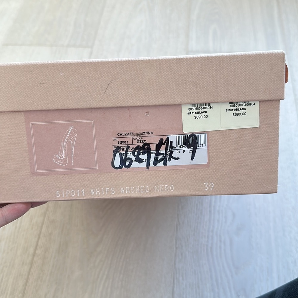 Black Python Effect Pumps - image 6